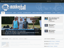Tablet Screenshot of playmonkeyball.com
